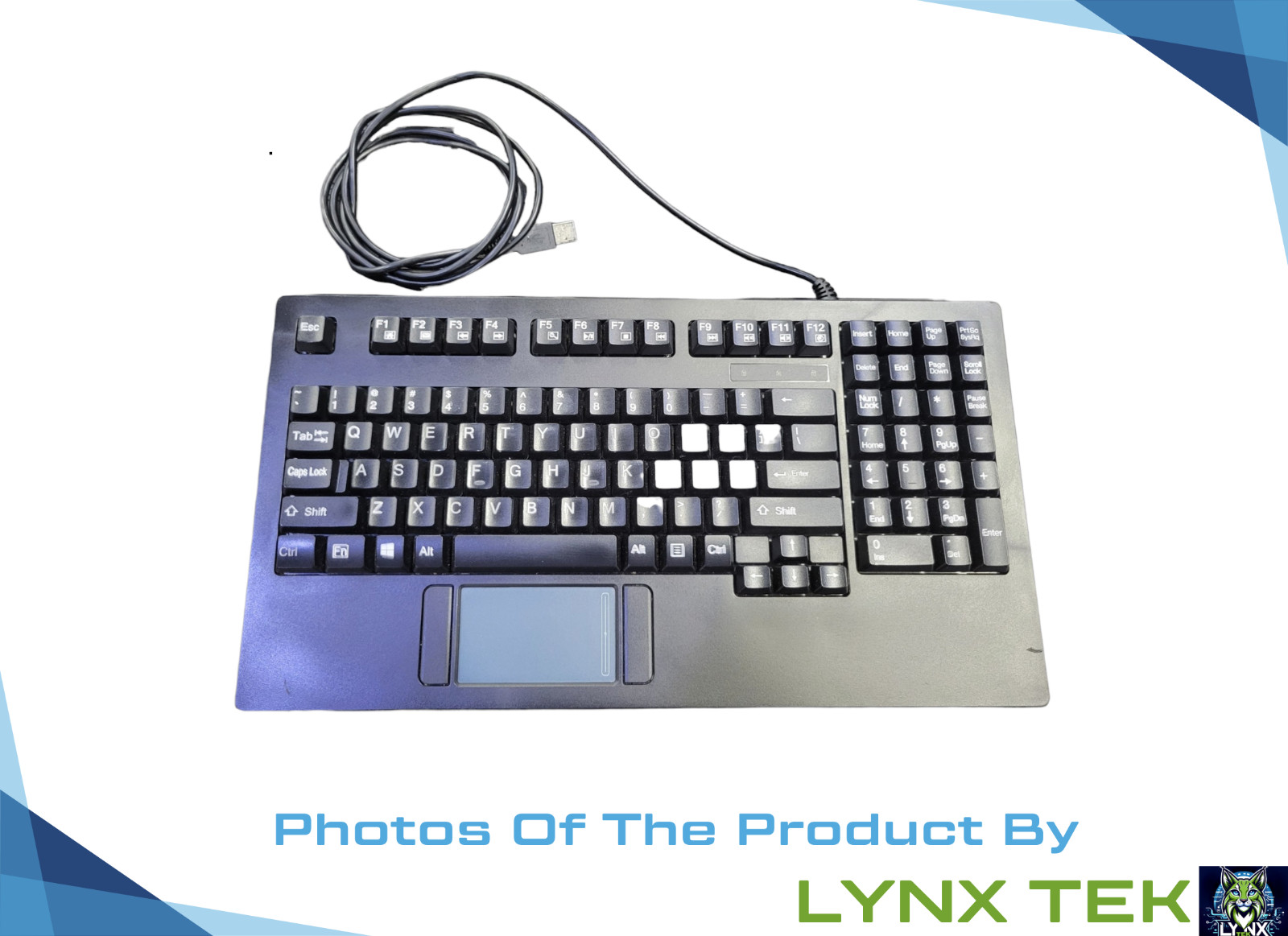 Adesso EasyTouch Rackmount Touchpad Keyboard AKB-425UB