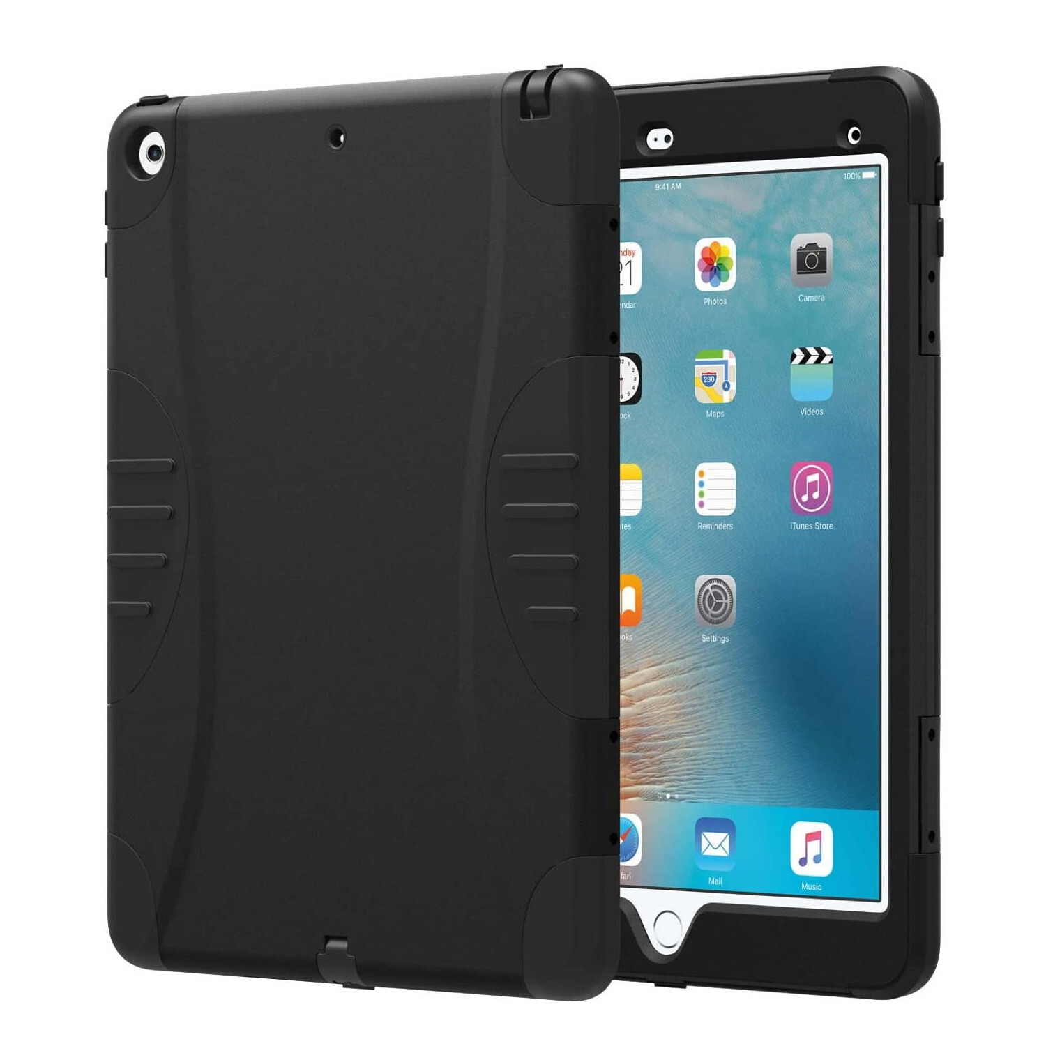 Verizon Rugged Heavy-Duty Case for Apple iPad 5 - Black