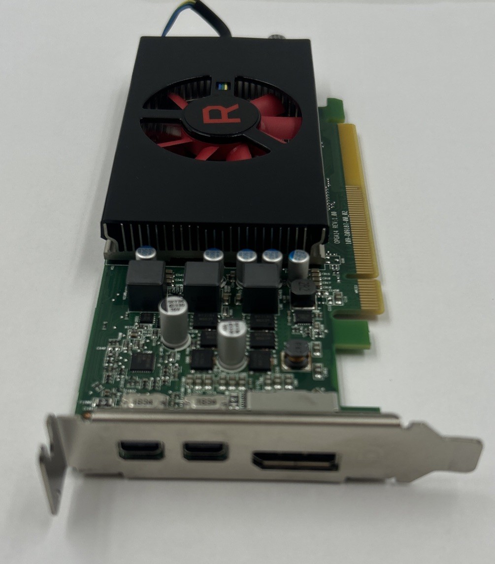 Dell AMD Radeon RX 550 4GB GDDR5 PCIe 1 x DP 2 x Mini DP Low Profile Video Card