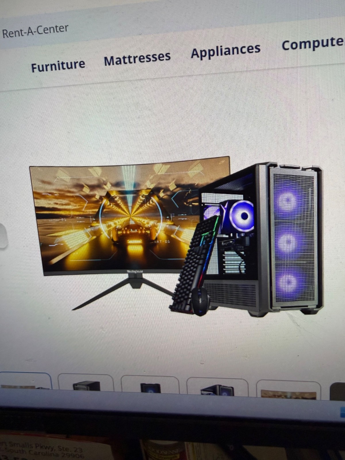 Skytech Gaming with 27-in monitor, keyboard, and Edge Ryzen7 32GB / 1TB RTX 5060