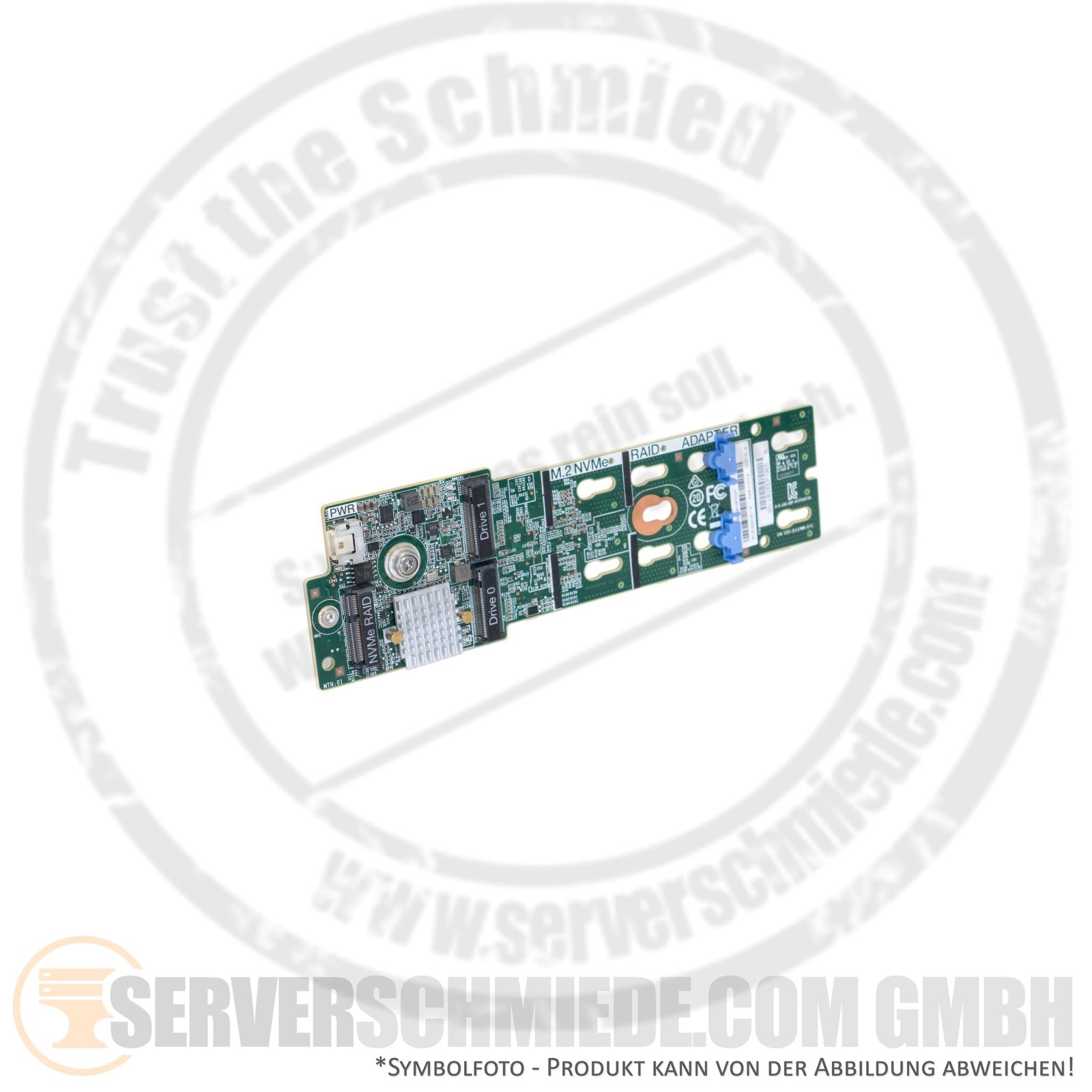 Lenovo ThinkSystem 2x M.2 NVMe SSD RAID 0.1 Mirror Storage Controller 02JG287