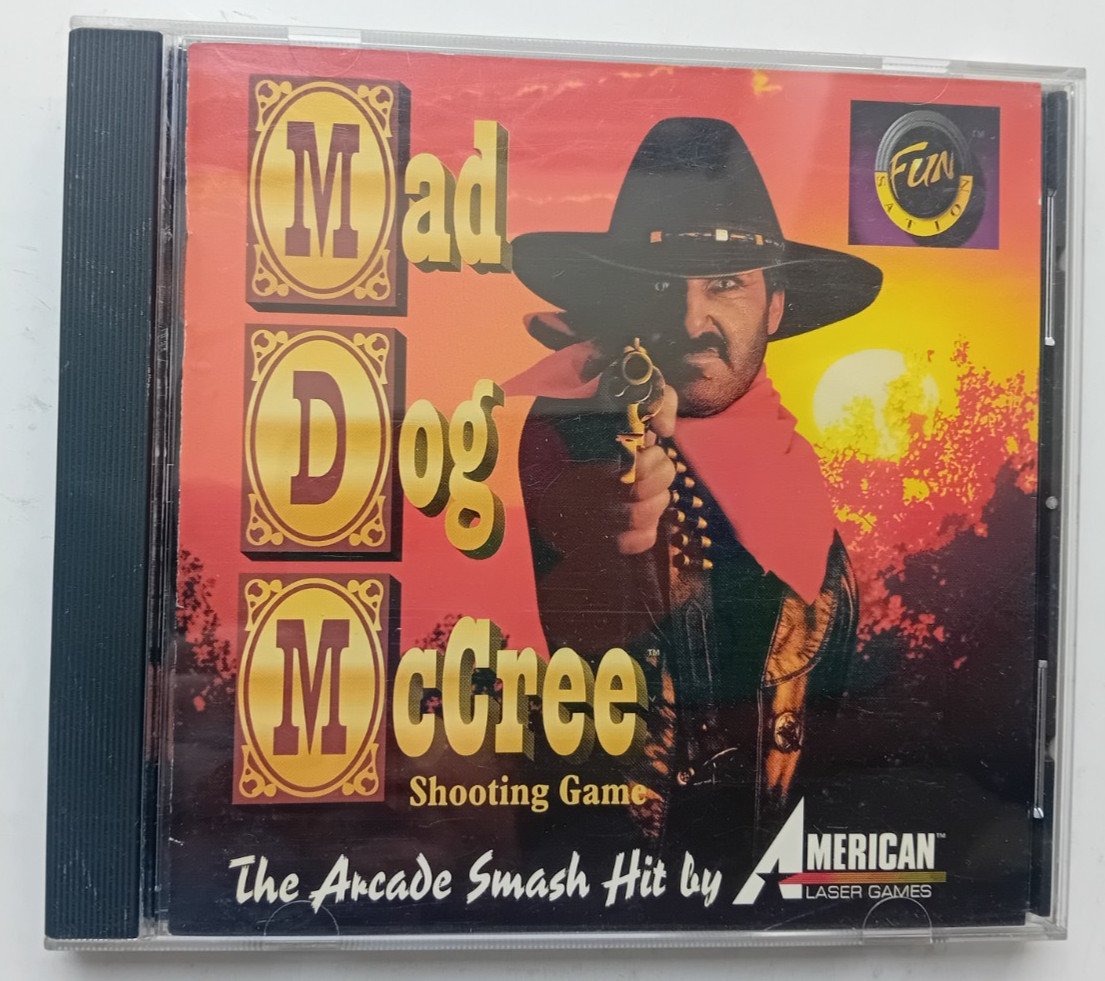 MAD DOG MCCREE SHOOTING GAME ARCADE AMERICAN LASER GAMES PC 1993