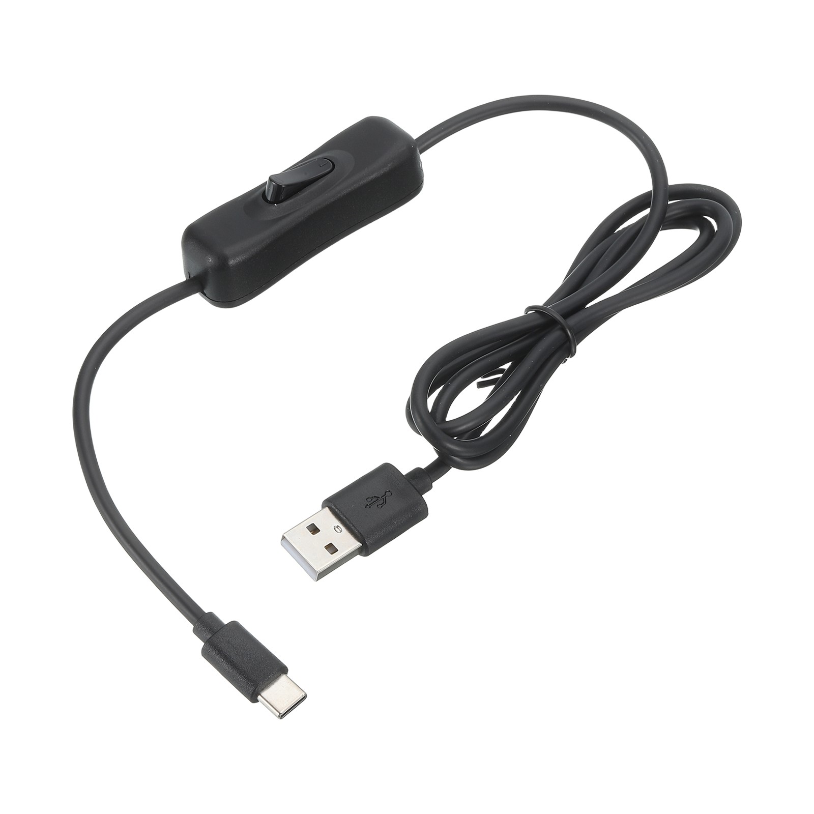 3.28ft USB Extension Cable Type C to USB Male 66W Data Power Cord Black 1Pack