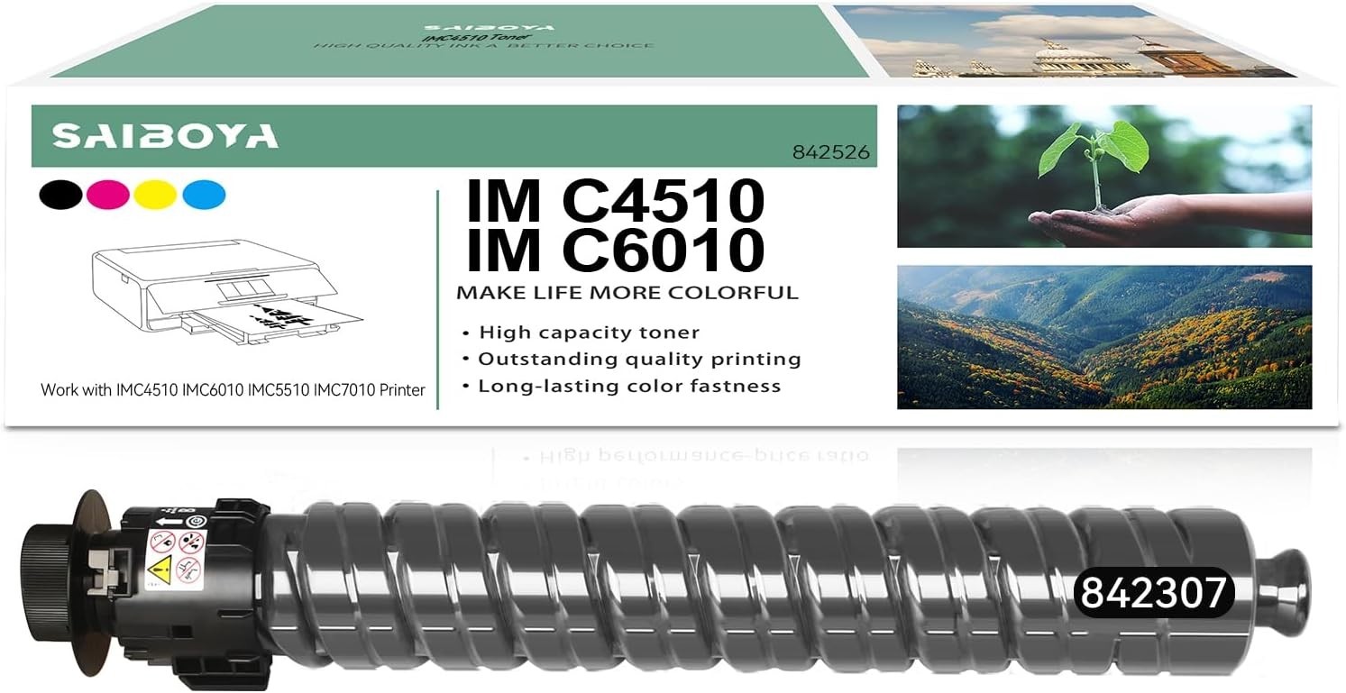 IM C4510 IM C6010 Black Toner 842526 High Yield 42000 Pages