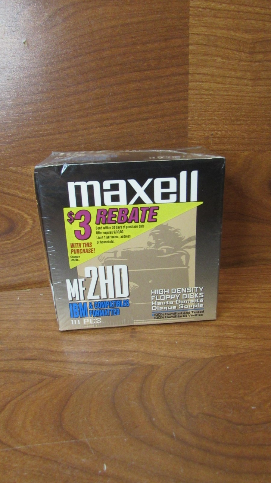 Maxell MF2HD High Density Floppy Disks 10 Pack Factory Sealed New Old Stock Item