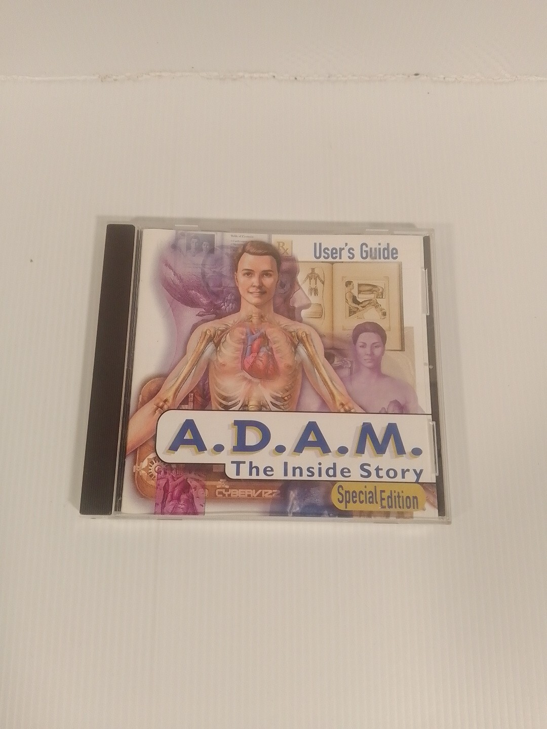 ADAM: The Inside Story SE PC CD learn about human body organs heart 1996