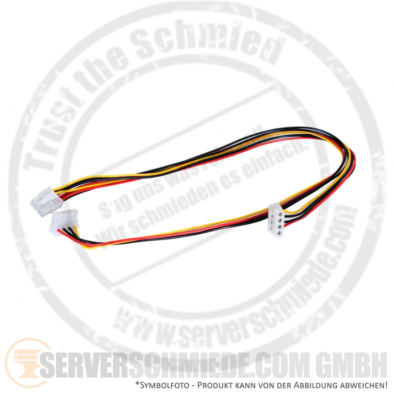 Supermicro 60 / 45cm Power Cable 1x 8-pin straight to 2x IDE 4-pin angle CBL-PWEX