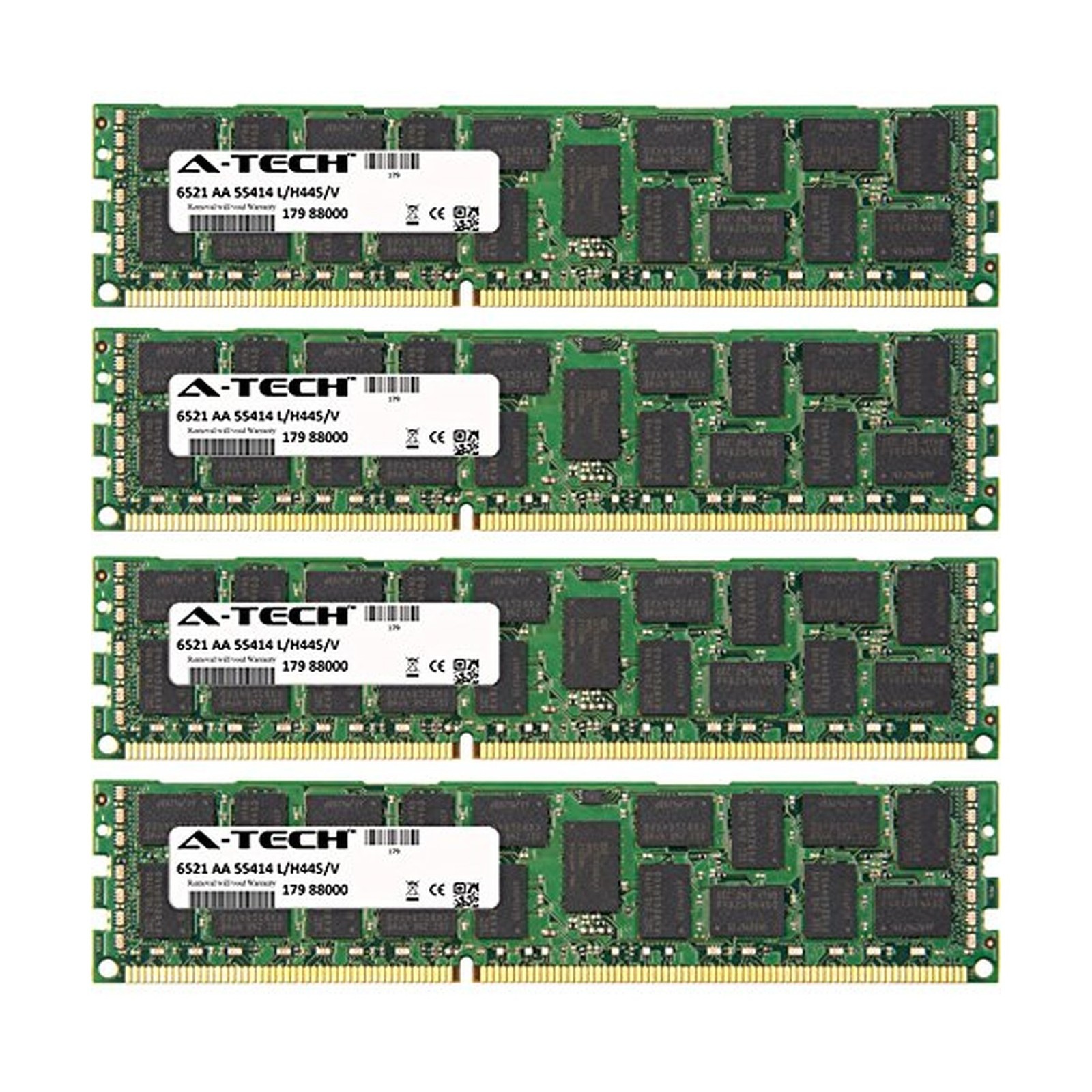 64GB KIT (4 x 16GB) for IBM-Lenovo System Series x3620 M3 x3630 M3. DIMM DDR3...