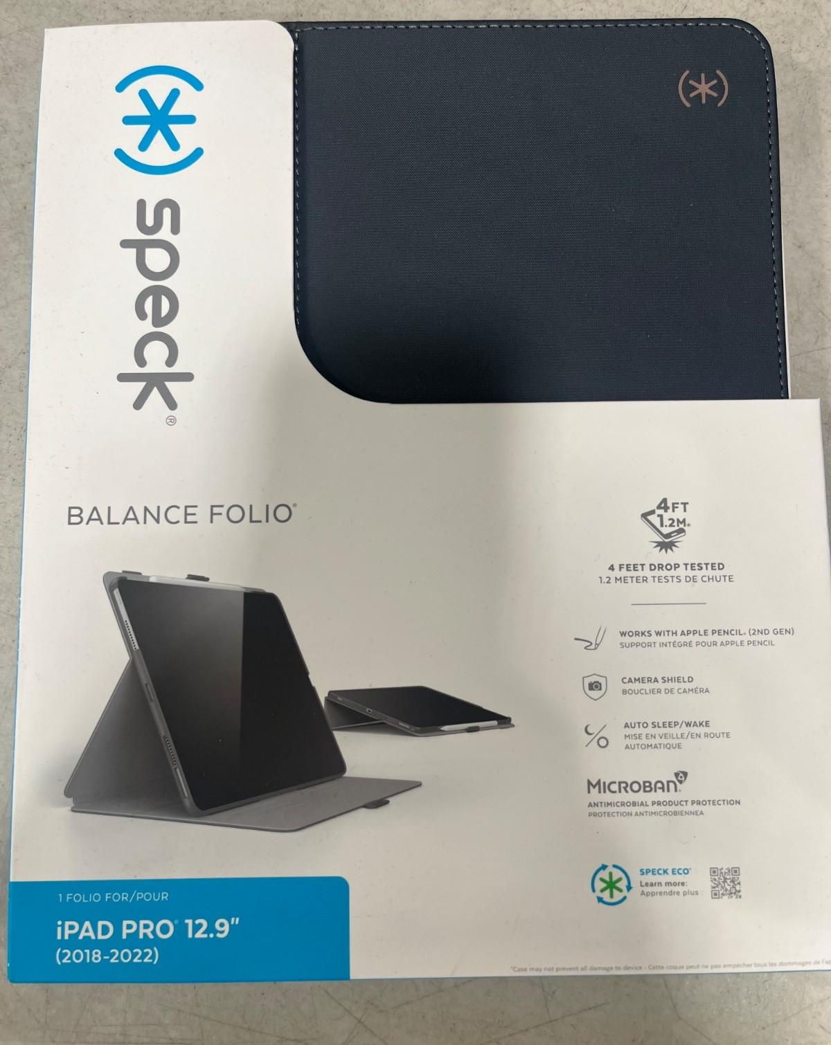 Speck Balance Folio Case for Apple iPad Pro 12.9" 6th Gen 2022 - Almond Milk