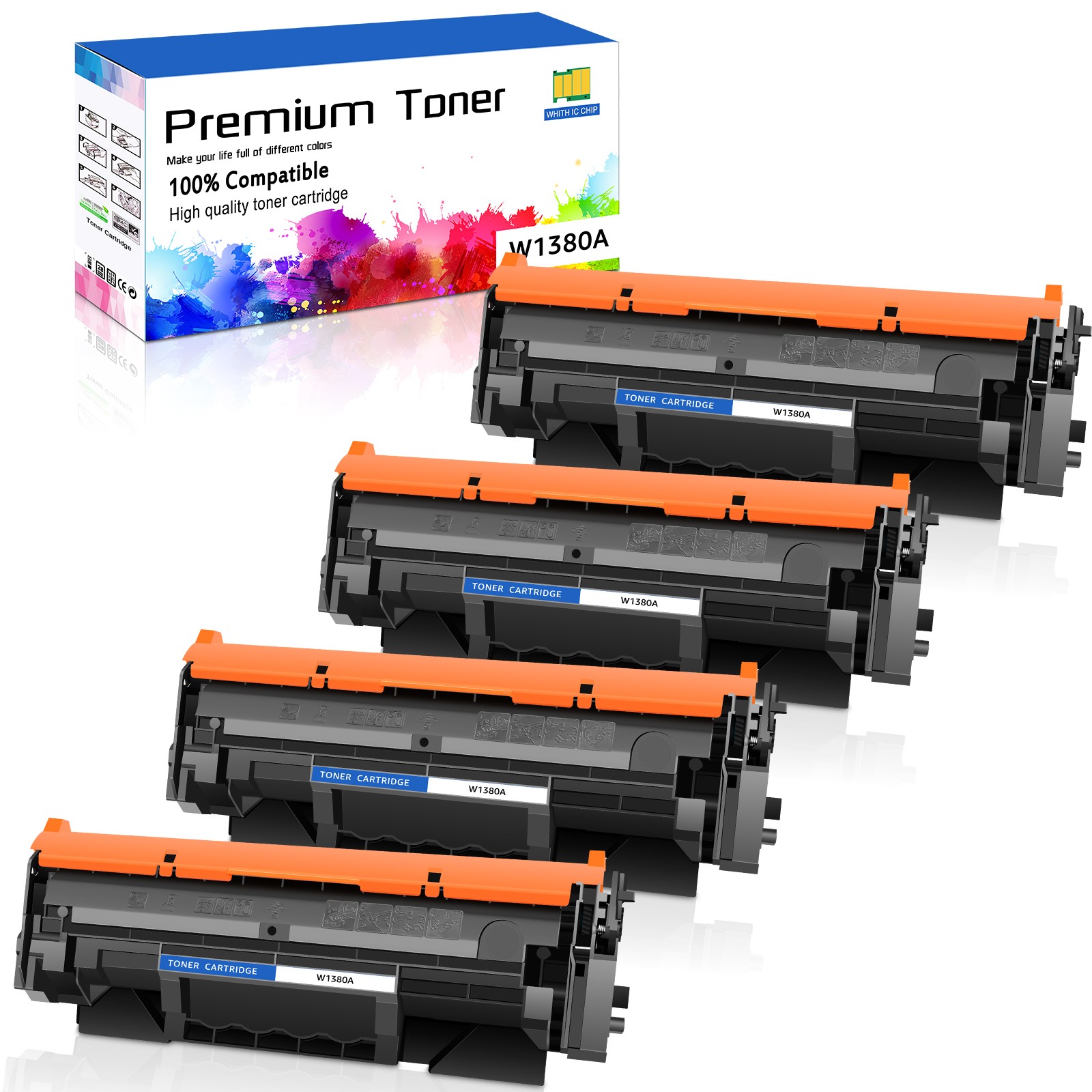 [ New Chip ] W1380A Toner Cartridge for 138A HP LaserJet Pro 3001dw MFP 3101fdw