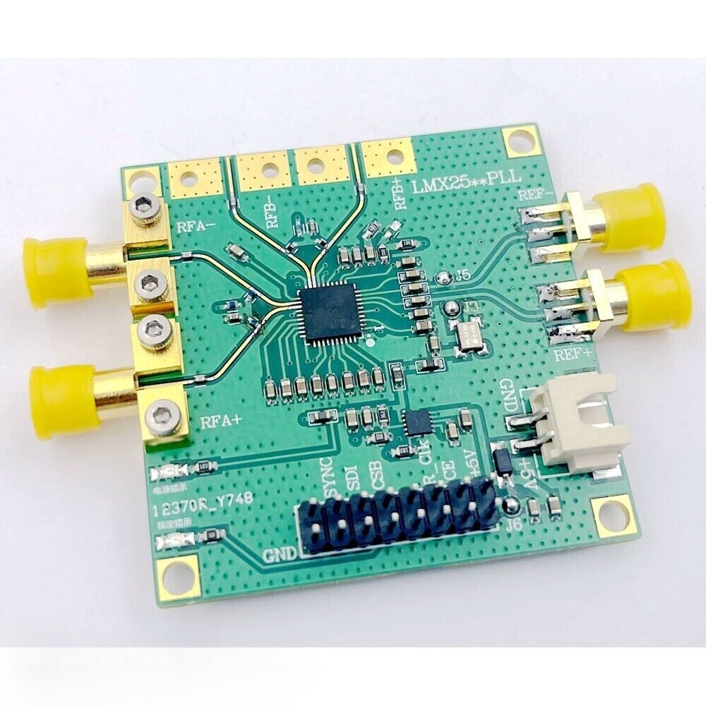 10MHz-19GHz LMX2595 V3 PLL Core Board Phase Locked Loop w/ SMA Female Connector