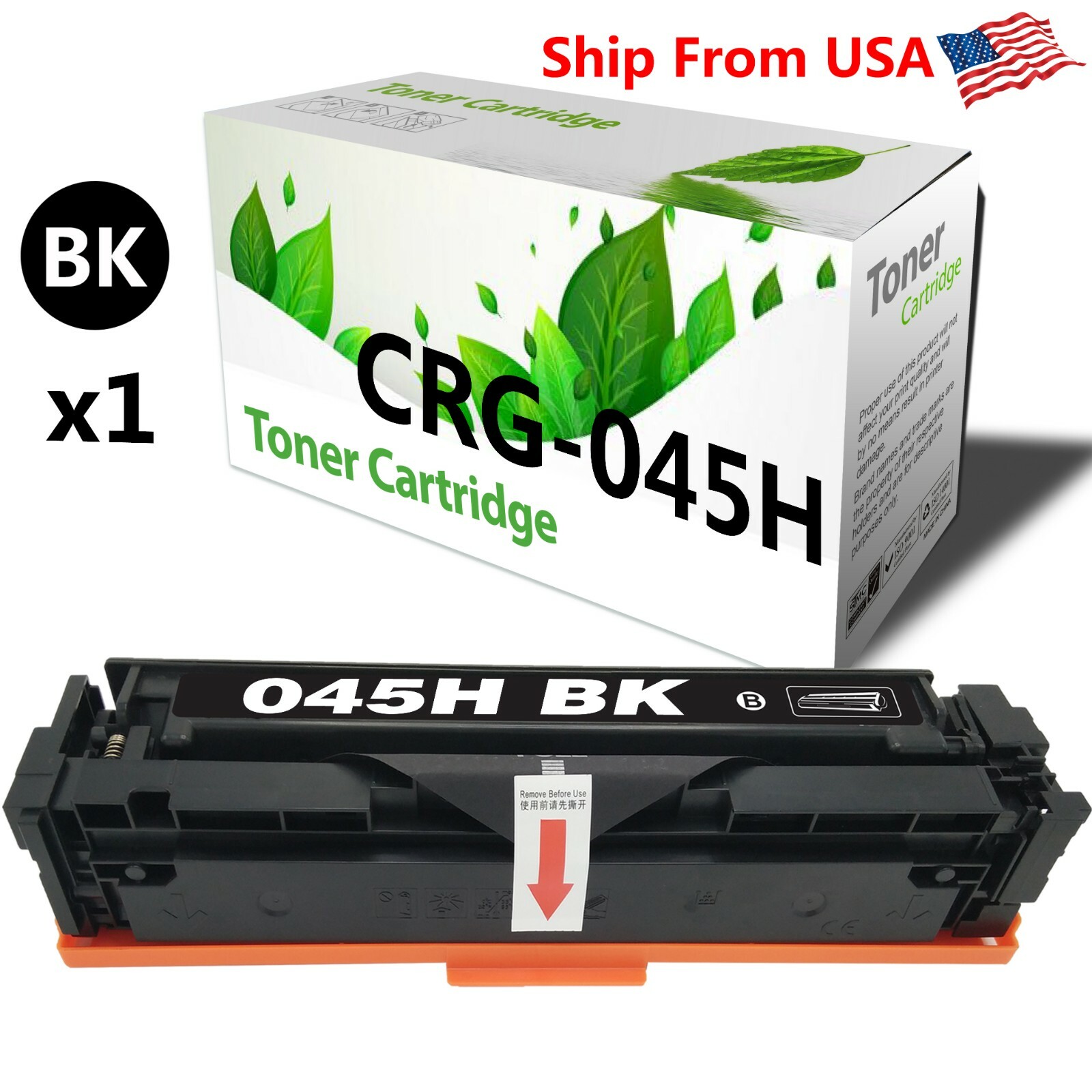 1 PK CRG-045H 045H Toner Cartridge For Canon Color imageCLASS MF634Cdw MF632Cdw