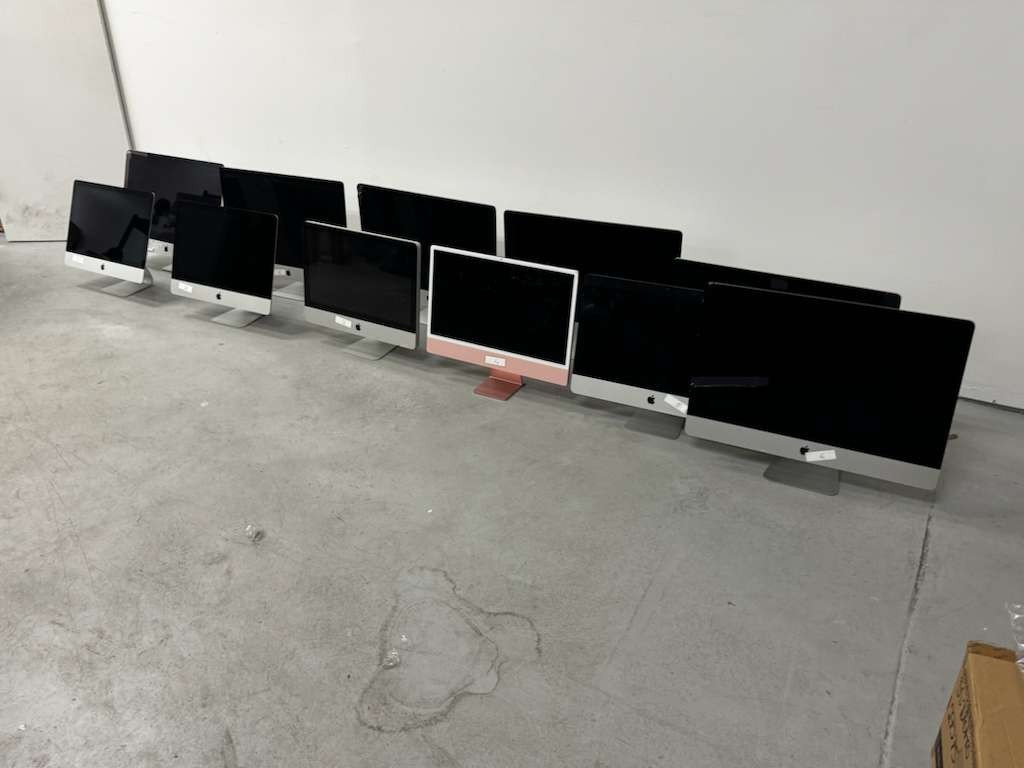 11x Apple iMac Lot – Mixed Models & Sizes – Salvage / As-Is – Local Pickup Only