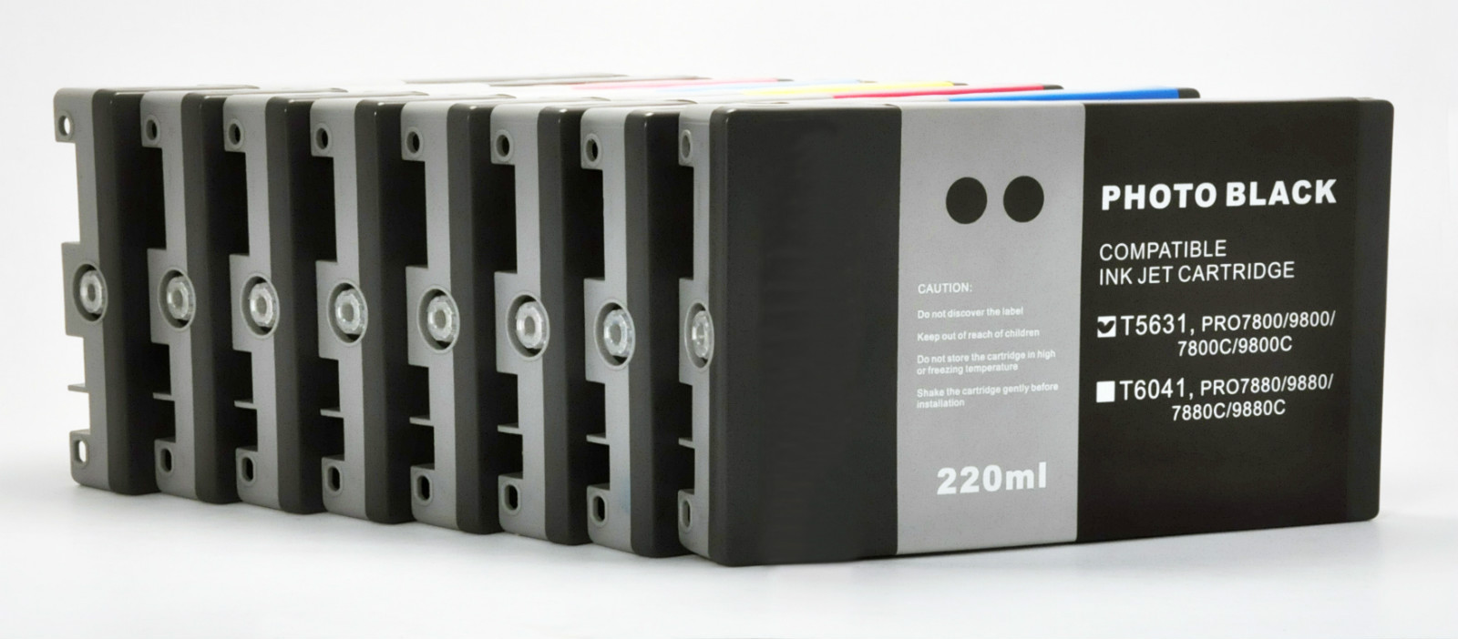 8x220 for Stylus Pro 7800/9800 UltraChrome K3 Pigment Non OEM Ink Cartridges