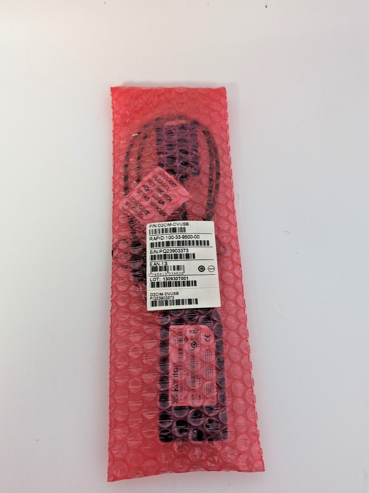 New Raritan Dominion D2CIM-DVUSB KVM Dual USB/VGA Computer Interface Module