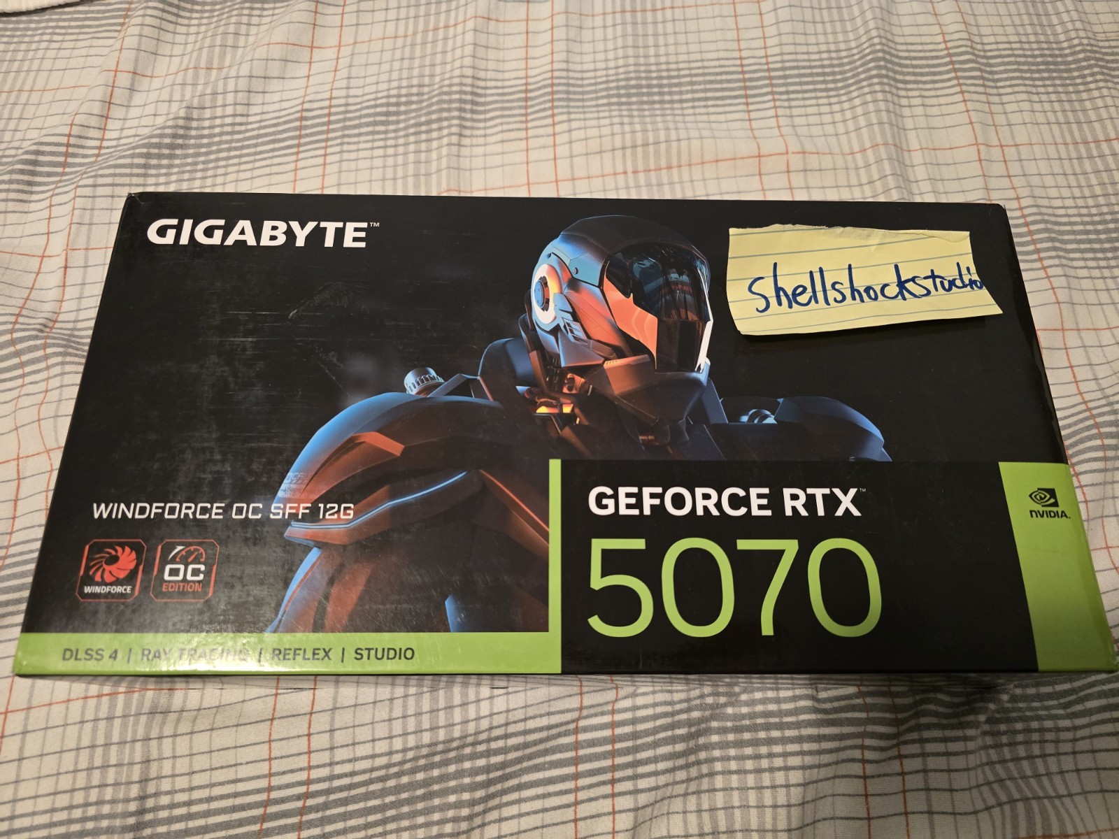 GIGABYTE GeForce RTX 5070 WINDFORCE OC SFF 12GB (Serial Number Recorded)