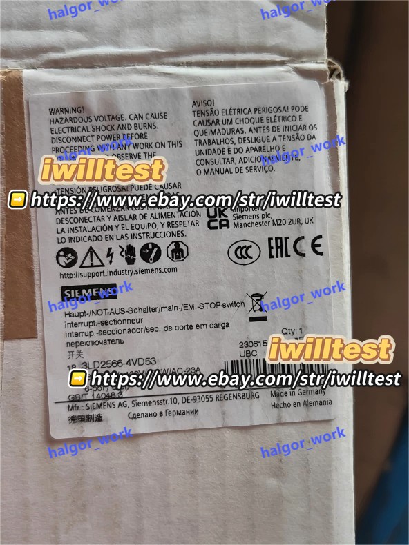 1PCS NEW 3LD2566-4VD53 VIA DHL/UPS