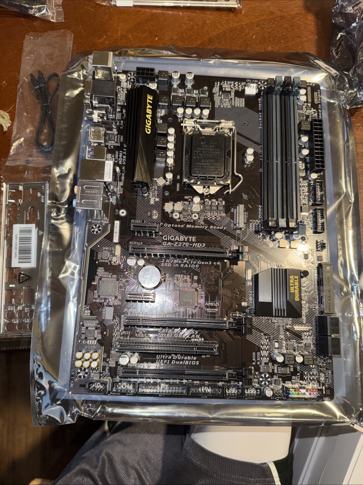Gigabyte GA-Z270-HD3 Intel Motherboard Z270 1151 socket ATX USB3.0 DDR4 HDMI