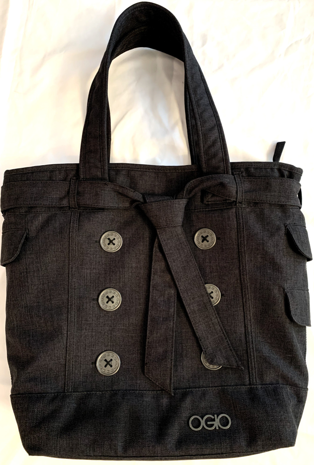 OGIO Woman’s  Stylish Laptop Tote Bag Gray Computer Office Bag