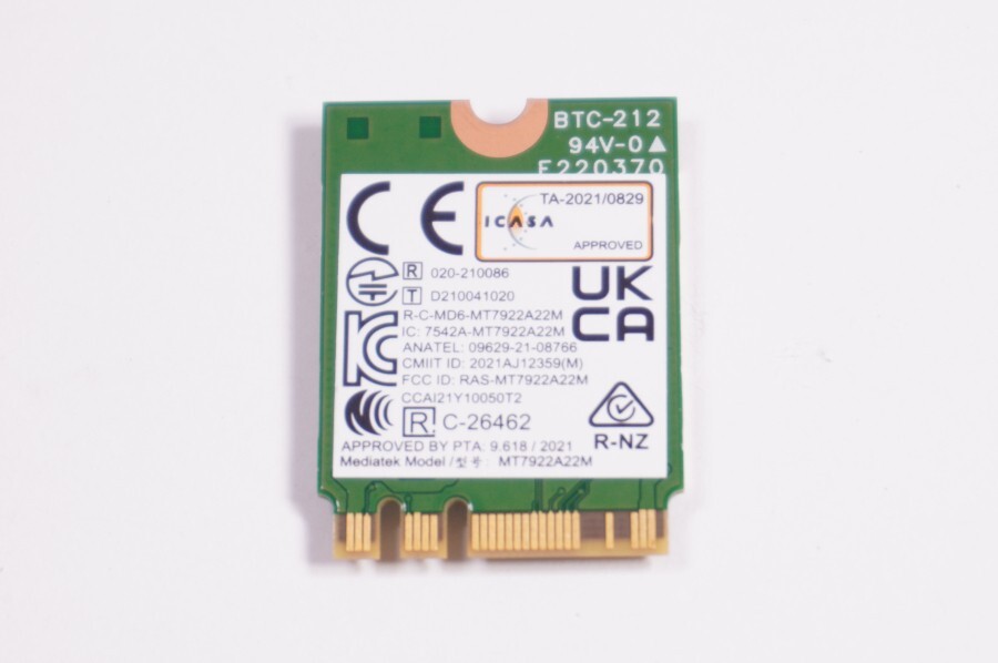 5W10V25826 Lenovo Wireless Card For Legion 5 15ARH7H 82RD 82RD001HUS