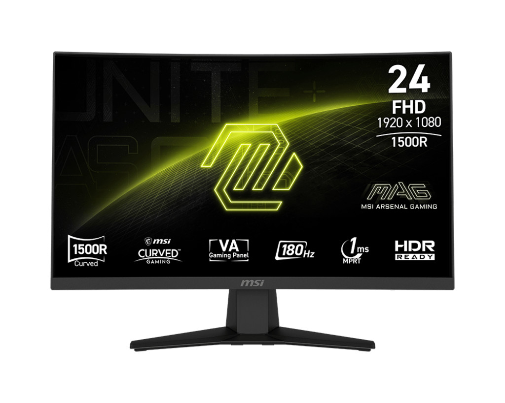 MSI MAG 244C 24" 1920 x 1080 (FHD) 180Hz Gaming Monitor