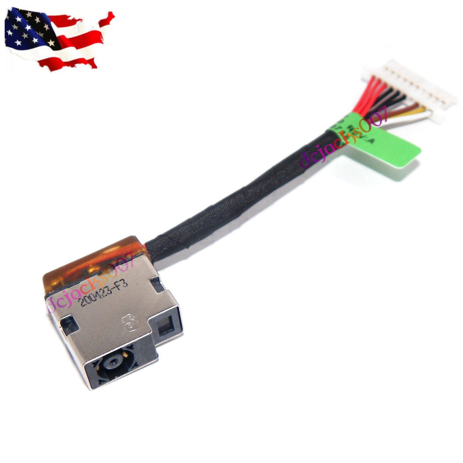 DC Power Jack w/ Cable For HP Omen 17-W 17-W253DX 17-W053DX 17.3" Laptop
