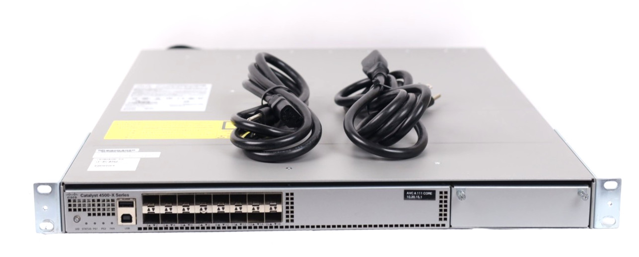 Cisco WS-C4500X-16SFP+ V05 16 Port 10GE Dual Power IP Base Gigabit Switch y180