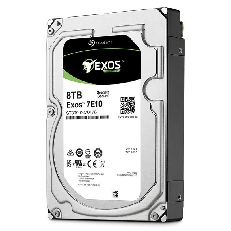 ST8000NM017B, Exos 8TB Seagate 7E10 7.2K 6Gb/s 3.5'' SATA 256MB Hard Drive NEW