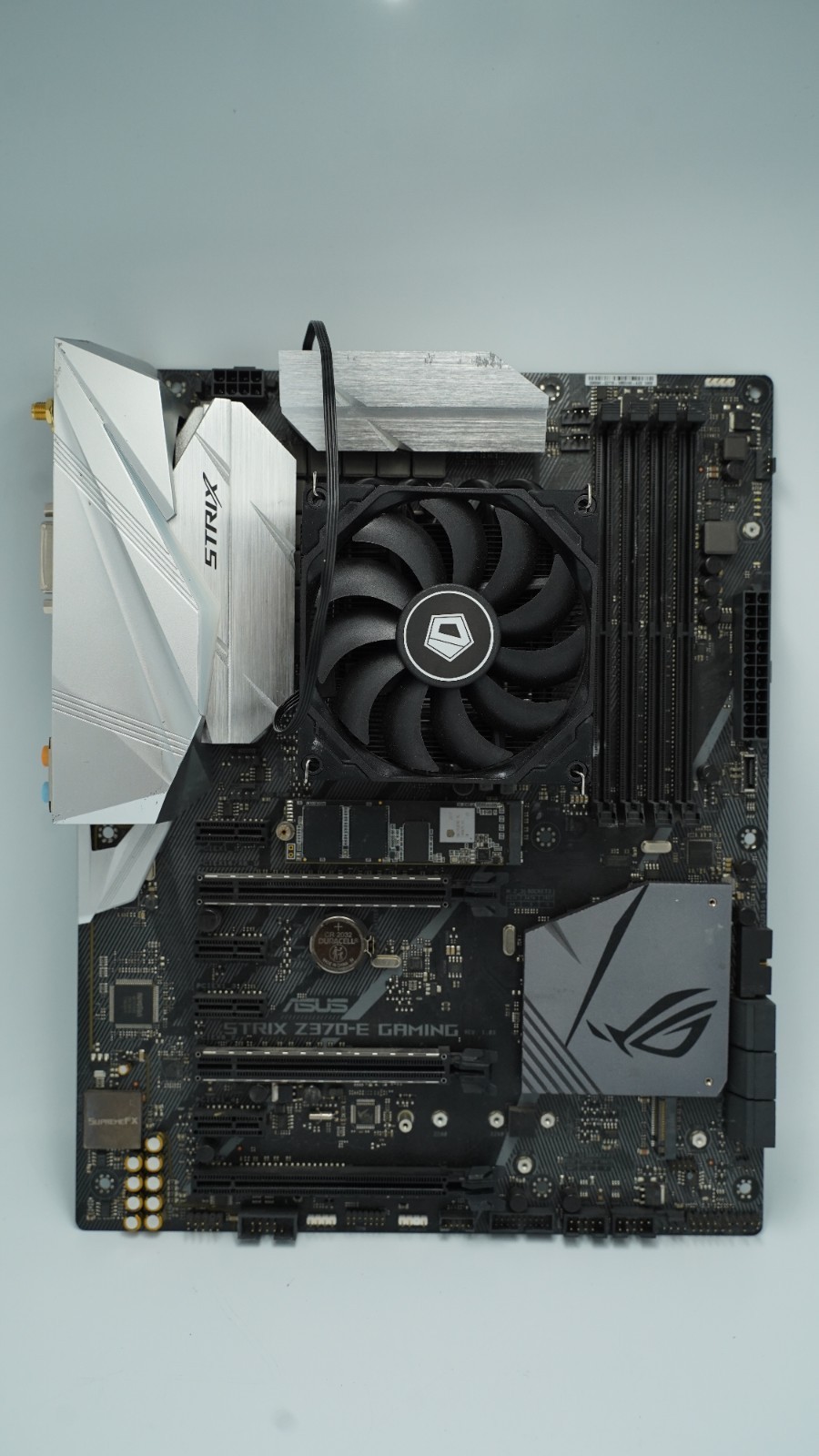 ASUS ROG STRIX Z370-E GAMING LGA1151 ATX Motherboard w/ CPU Cooler