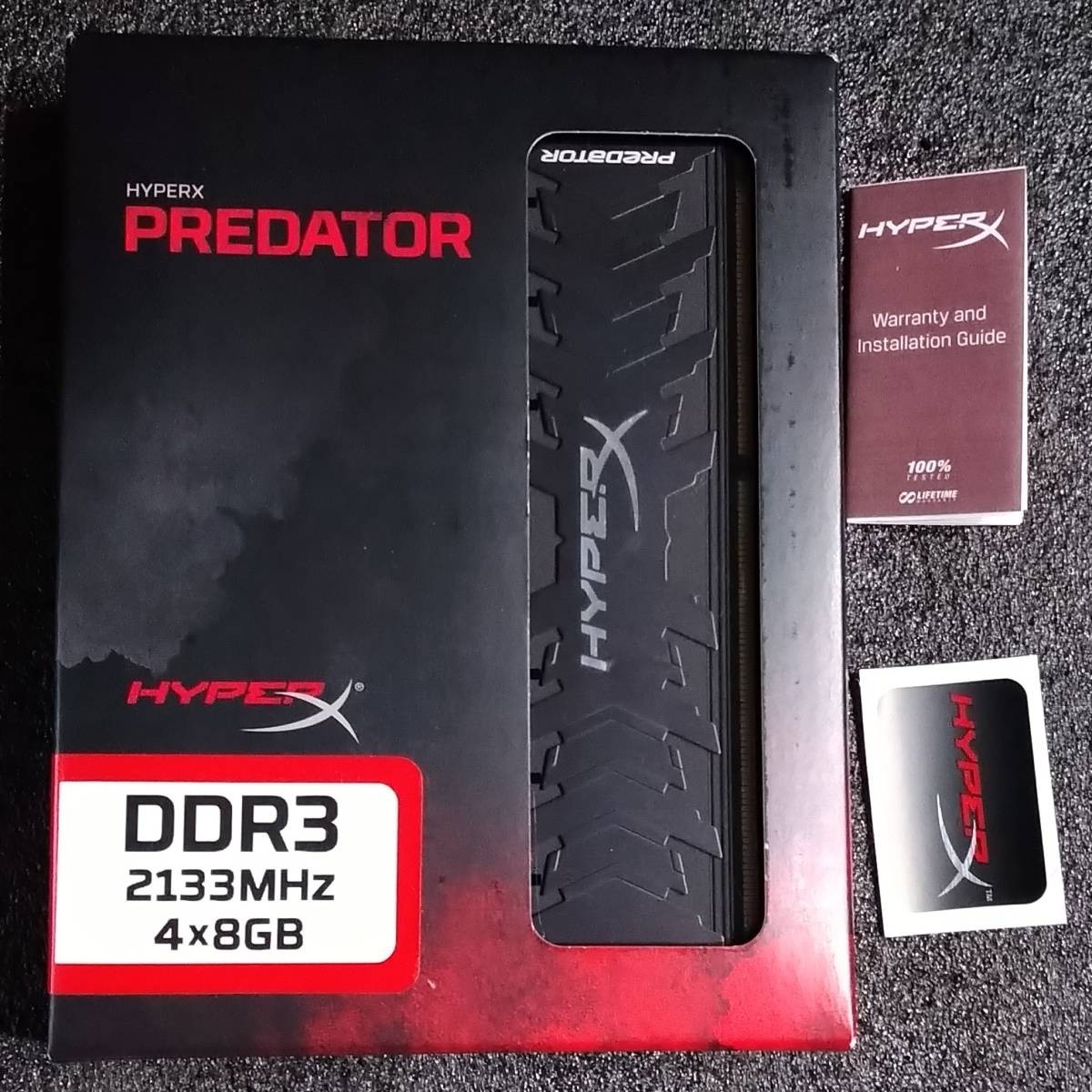 Kingston HyperX PREDATOR DDR3 32GB 8GBx4 DDR3-2133 PC3-17000