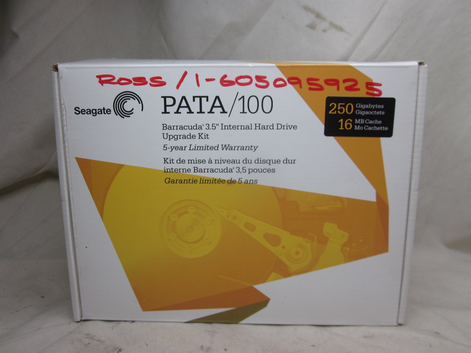 untested Seagate PATA / 100 Barracuda 3.5" Internal Hard Drive 250GB ATA HD
