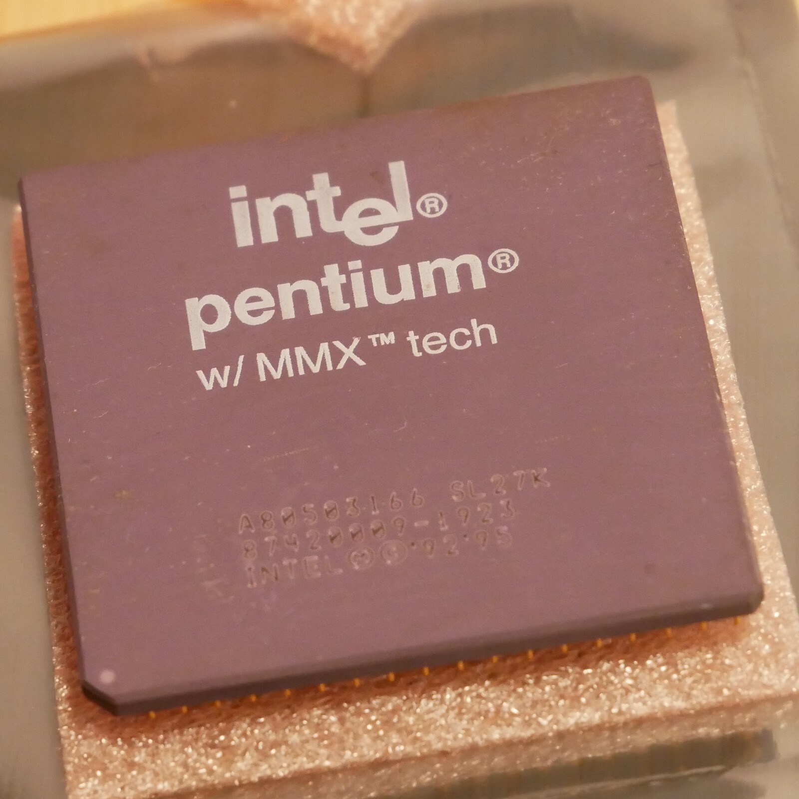 Intel Pentium P166 A80503166 166MHz CPU Processor with MMX - Tested & Working 08