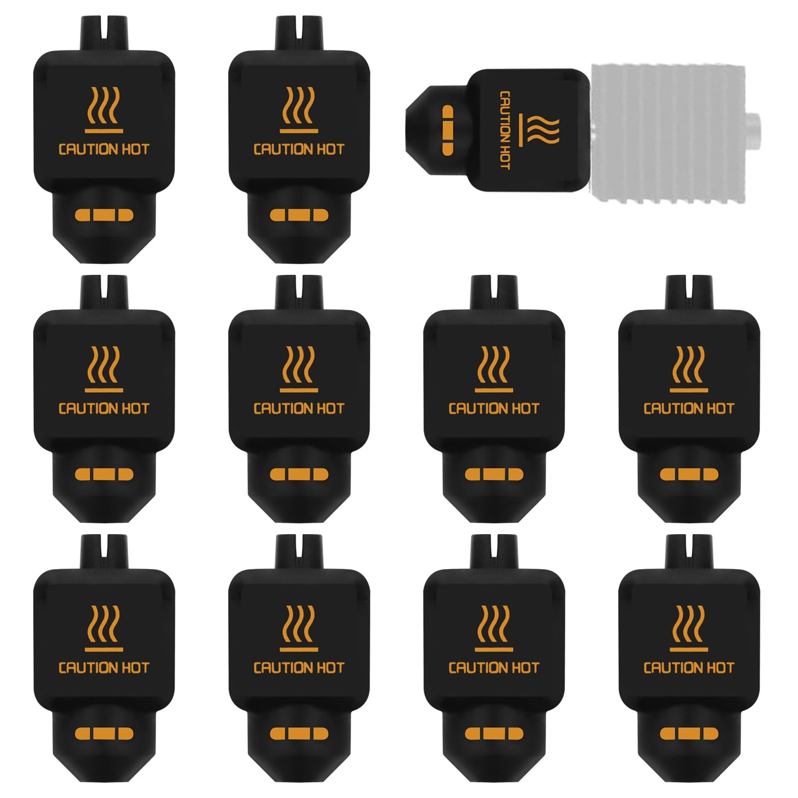10Pcs Silicone Sock for Bambu Lab P2S, Hotend Heater Block Cover... 