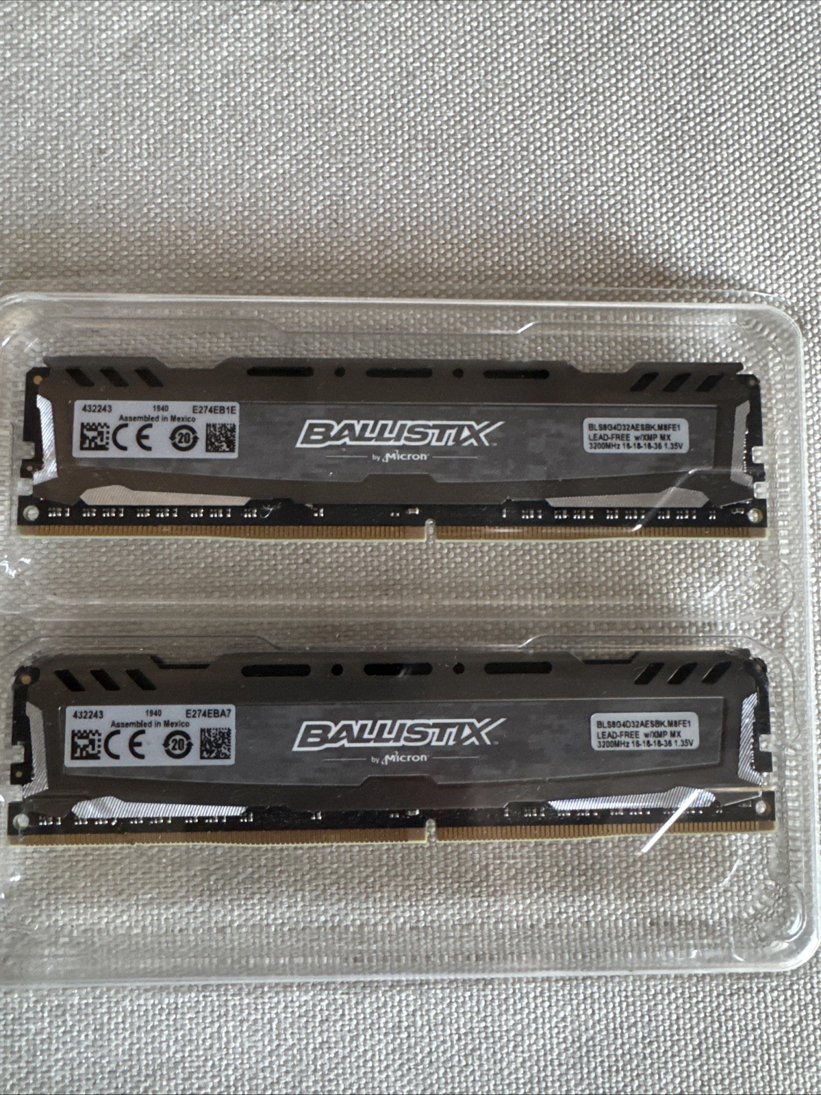 Crucial Ballistix 16GB (2x8GB) DDR4 3200MHz Desktop RAM Memory Kit
