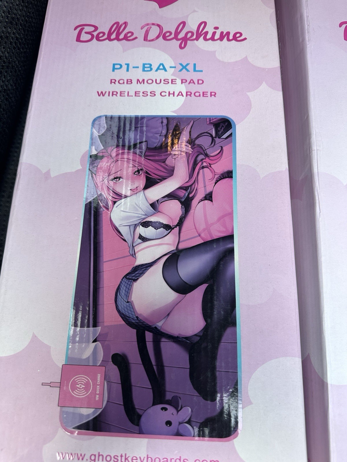 Belle Delphine Gaming Mousepad with Wireless Charger P1-BA-XL RGB *NEW*