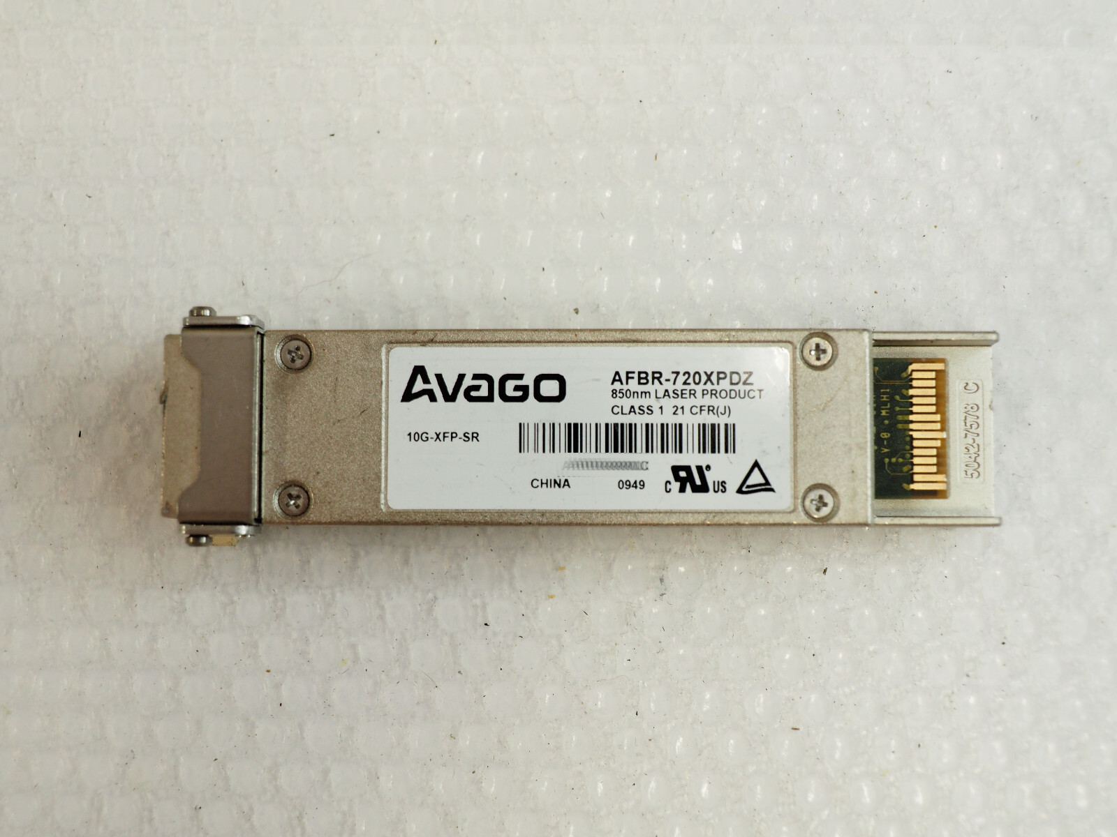 Lot of 3 Avago AFBR-720XPDZ SR 10G 850nm XFP 10G-XFP-SR Optical Transiver