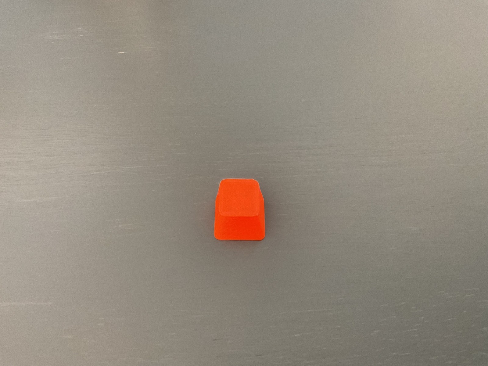 3d printed keycaps, printed in bright orange, pack of 18, printed and not used