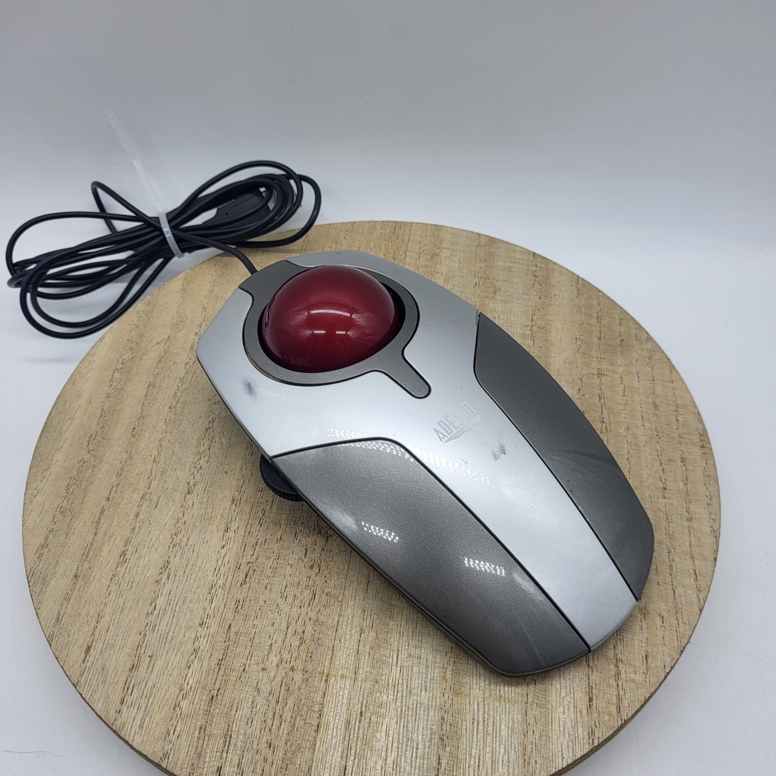 Adesso Desktop Optical Trackball Ergonomic Mouse USB Corded iMouse T1