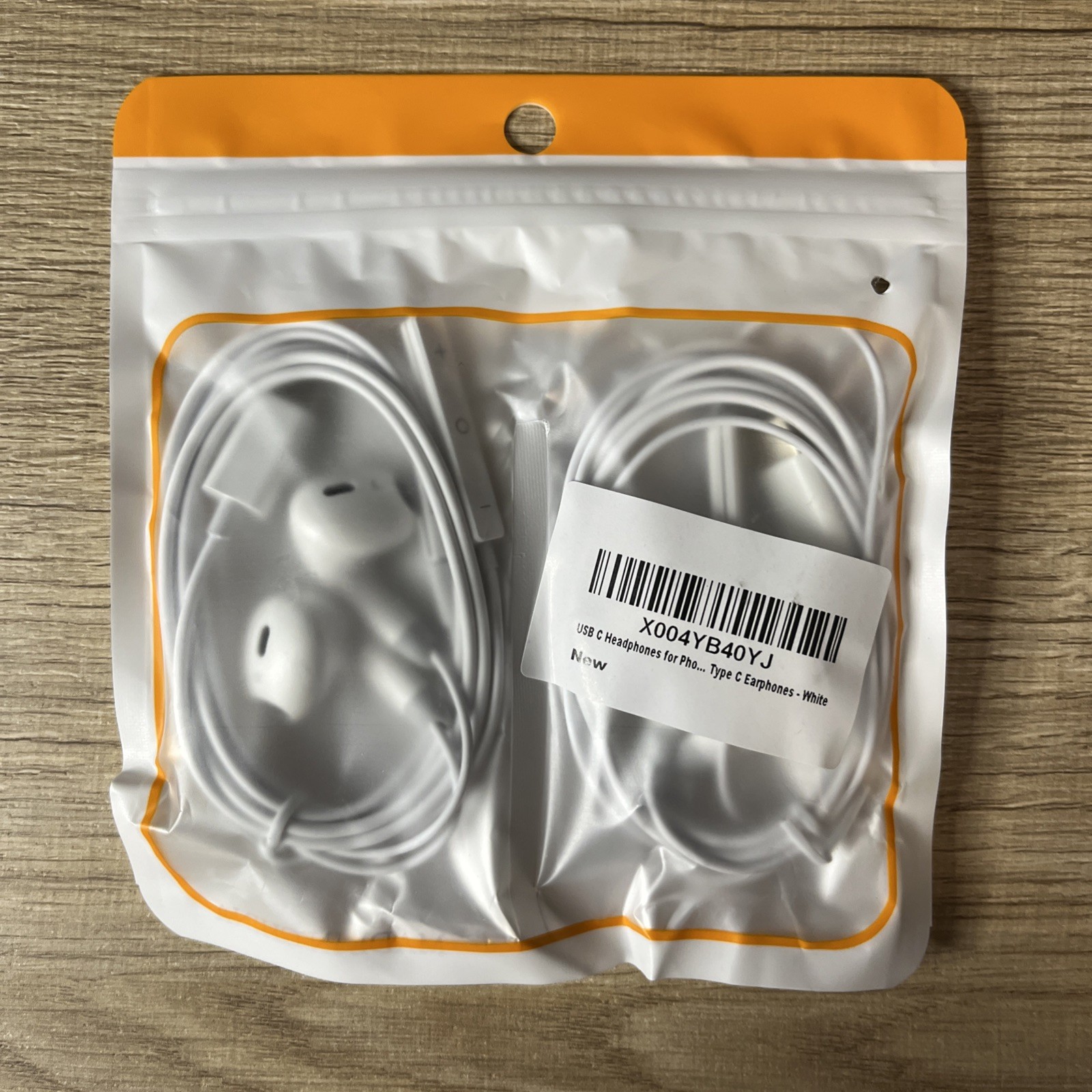 USB C Headphones for iPhone 17 16 15 Galaxy, 2 Pack Wired Earbuds
