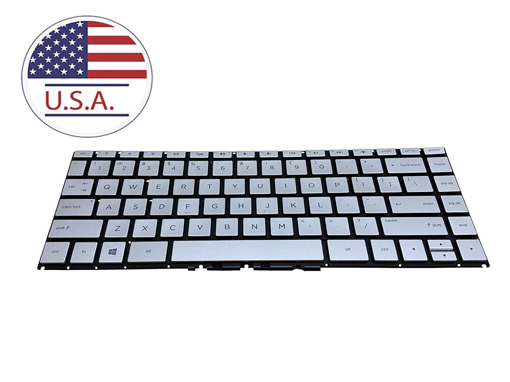 New HP 14-cf1051od 14-cf0052od 14-cf1015cl 14-cf1061st Backlight Keyboard Silver