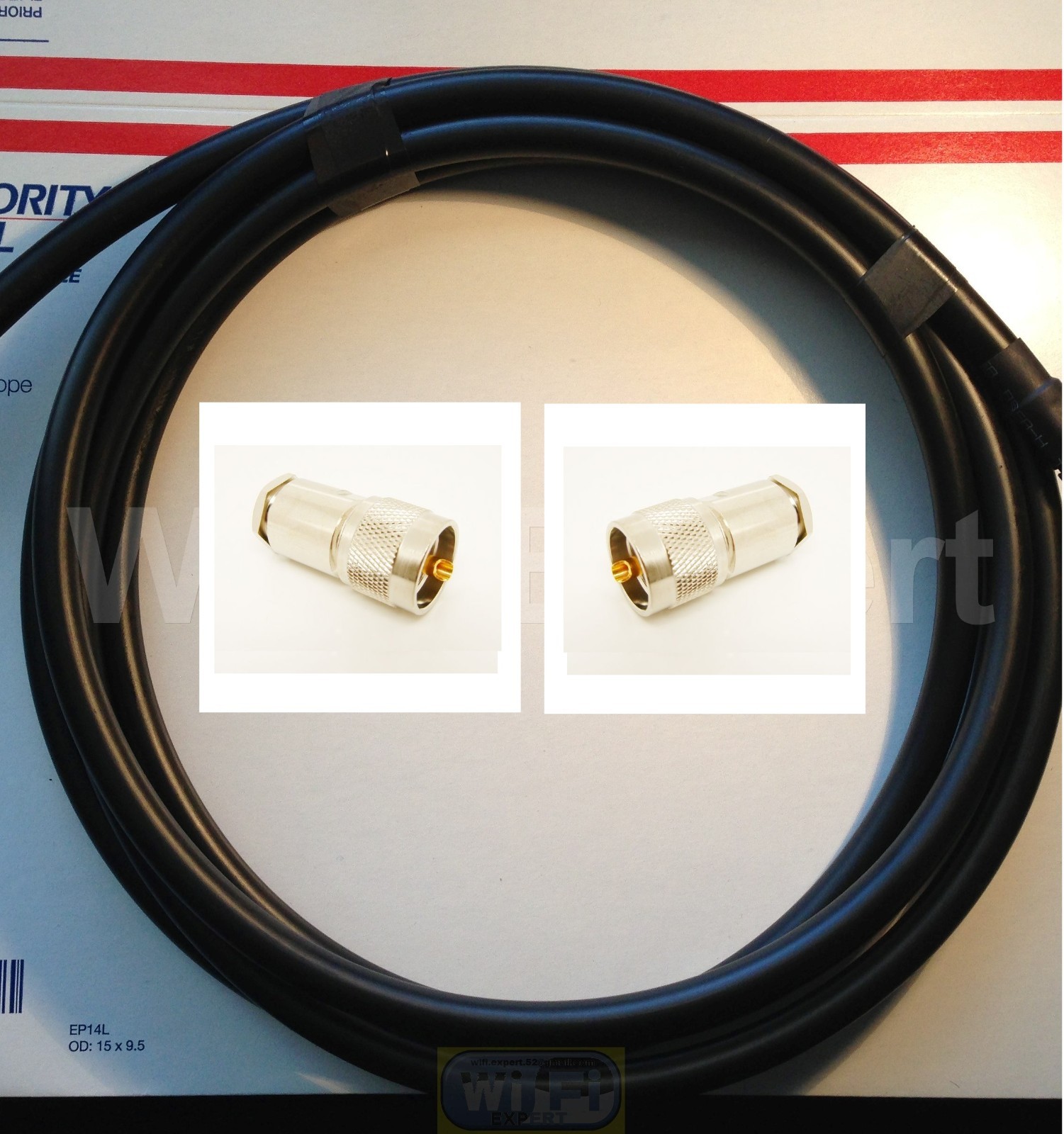 TIMES 100' LMR400 Antenna Jumper Patch Coax Cable PL259 Connectors CB HAM RF GPS