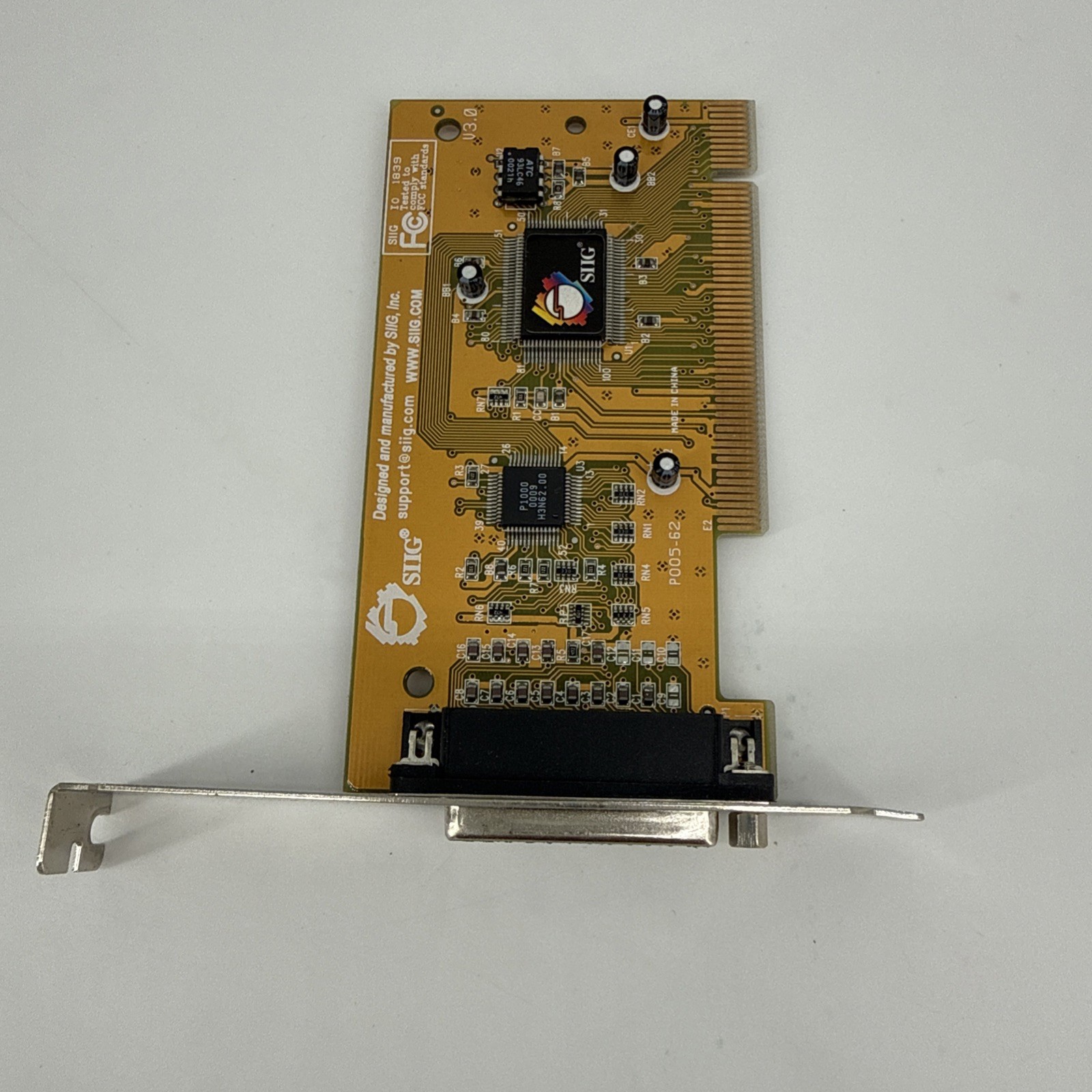 Vintage SIIG IO 1839 PCI I/O Controller Card Parallel Port P005-62 JJ-P00112