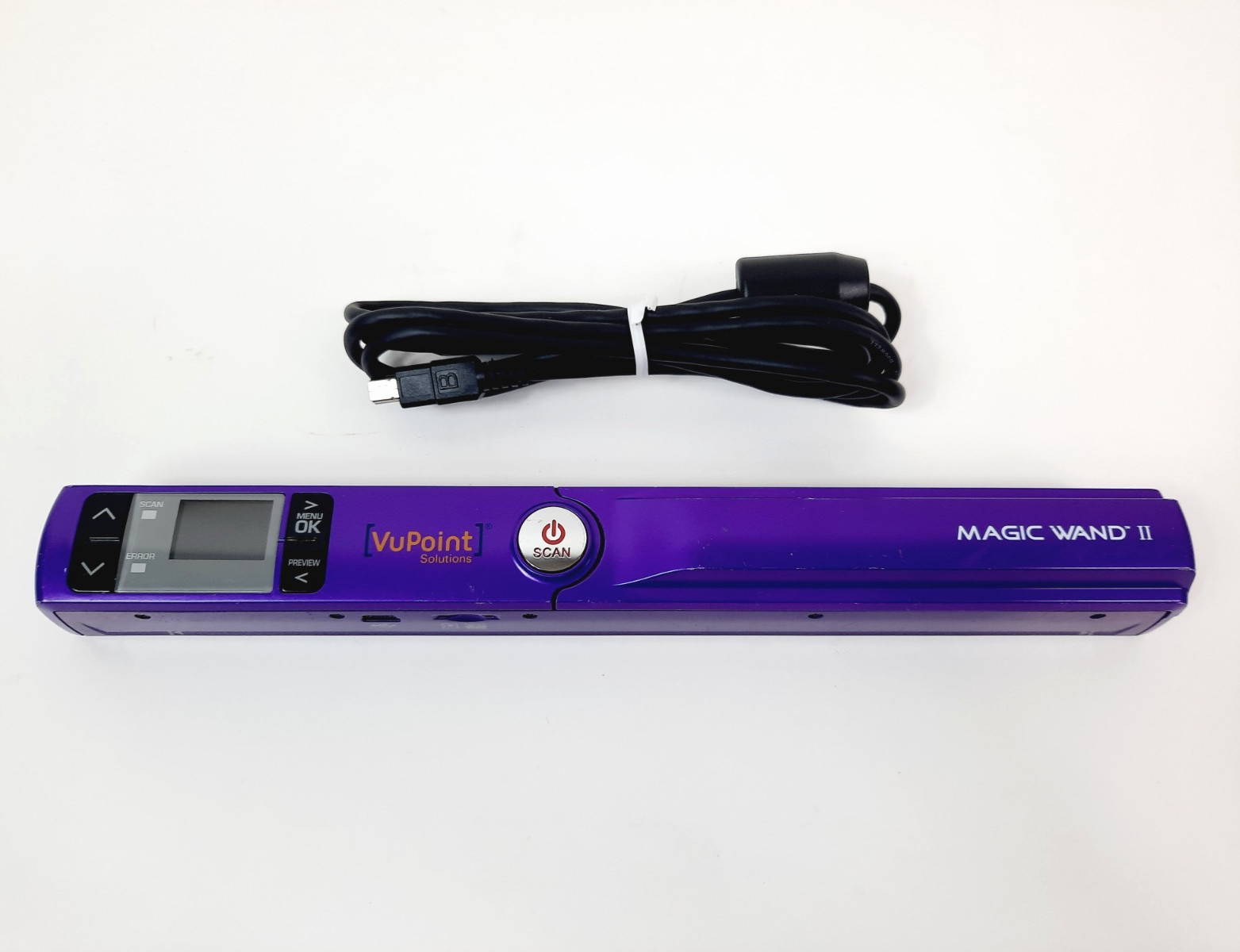 VuPoint Magic Wand II Portable Color Scanner PDS-ST441 Purple, Tested Working