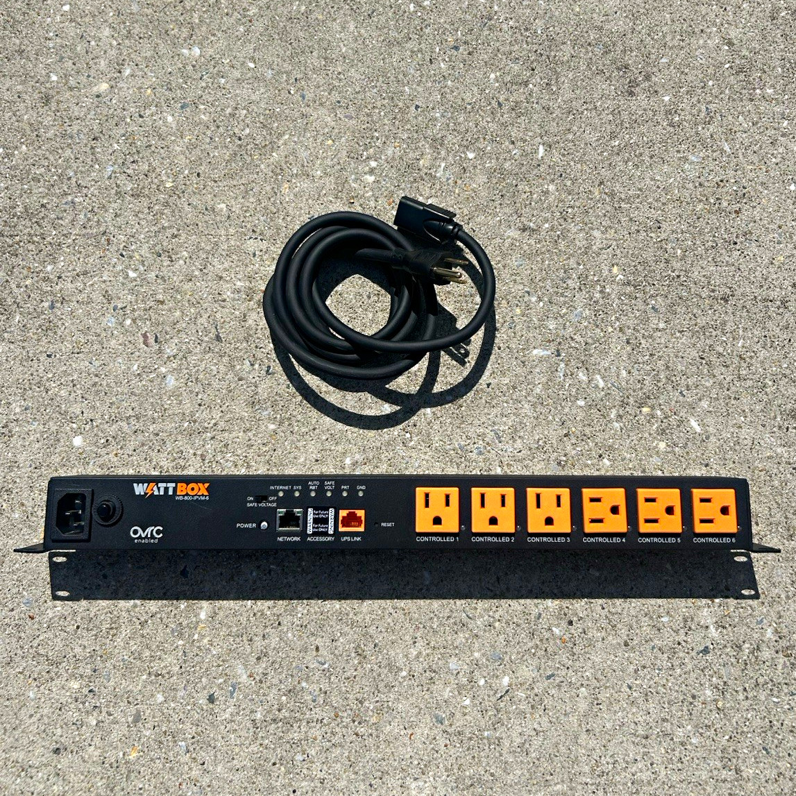 WattBox WB-300-IPVIM-6 Rack Mount IP Power Conditioner 6 Outlet 1440W