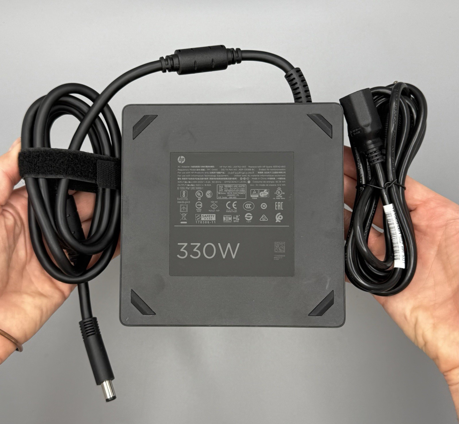 ⭕️ HP 330W AC ADAPTER CHARGER L64762-003 925142-850 ADP-330BB BC 19.5V OEM