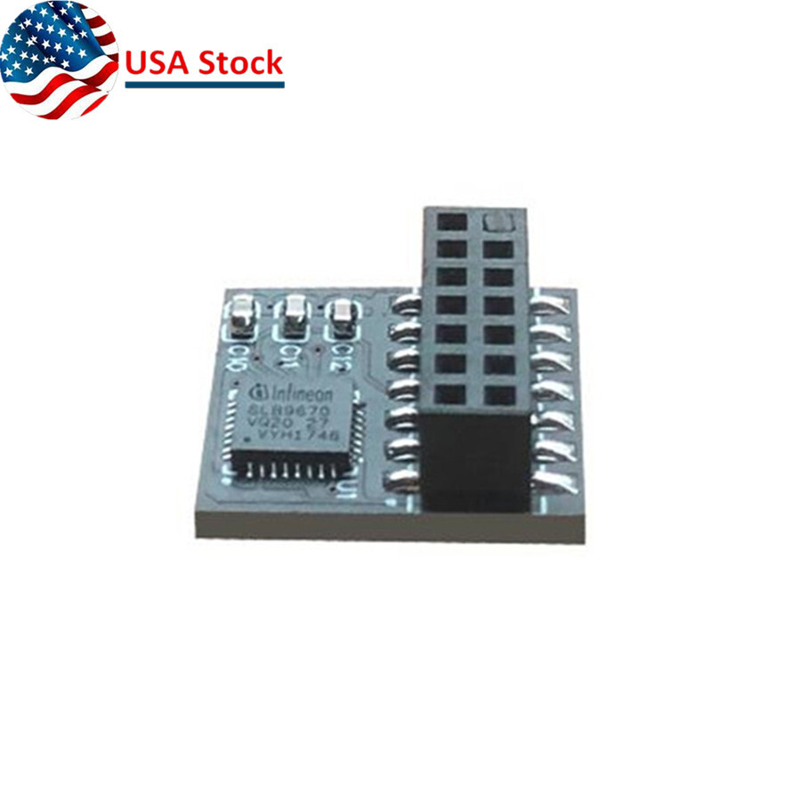 1Pcs TPM 2.0 Module for SPI 14PIN Win 11 USA Stock