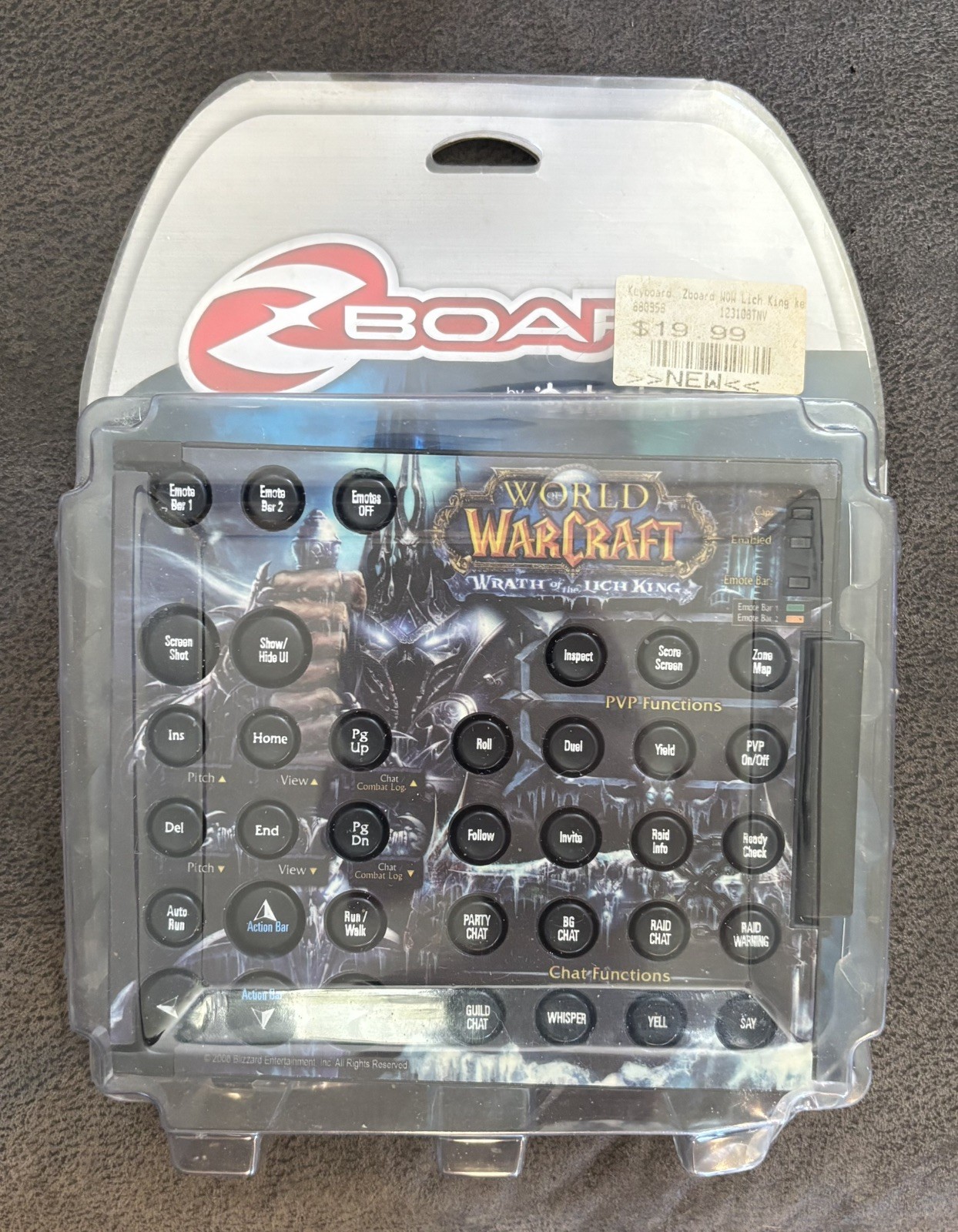 Zboard World of Warcraft Limited Edition Wrath of the Lich King Keyboard Keyset