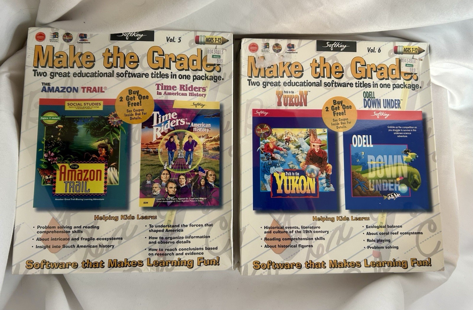 VTG Odell Down Under PC 1995  SoftKey International - Childrens Game Lot Sealed