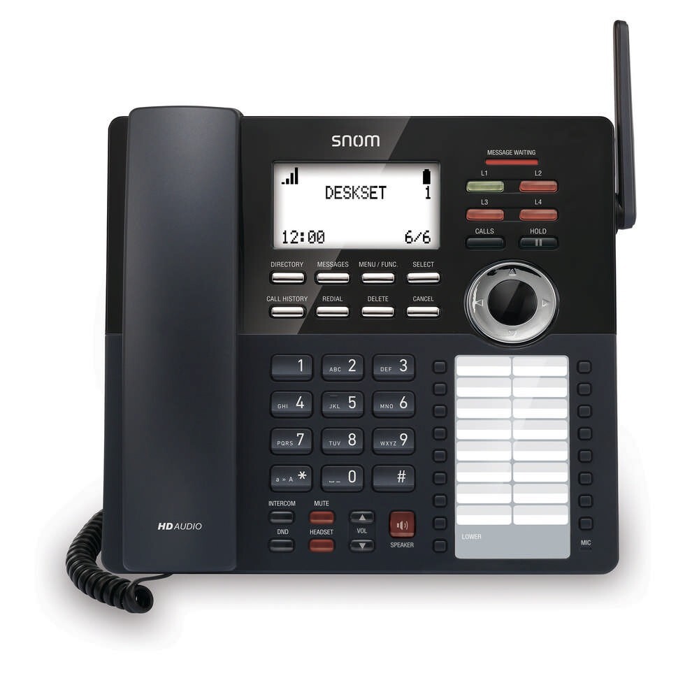 Snom Technology M18-KLE Sip Dect 4-line Deskset (m18kle)