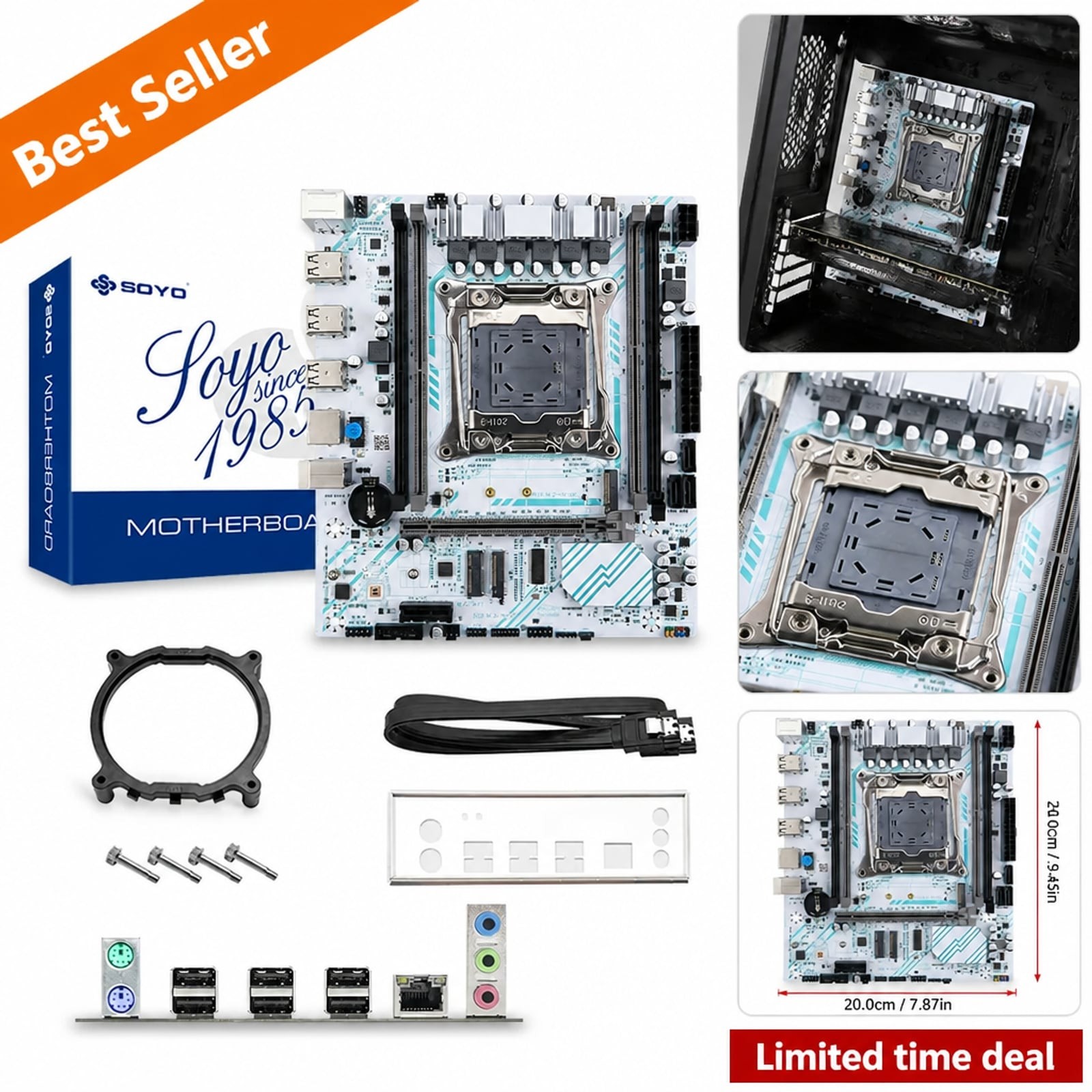 X99 Motherboard CPU Combo Intel Xeon E5 2650 V4 LGA2011 DDR4 ECC Desktop